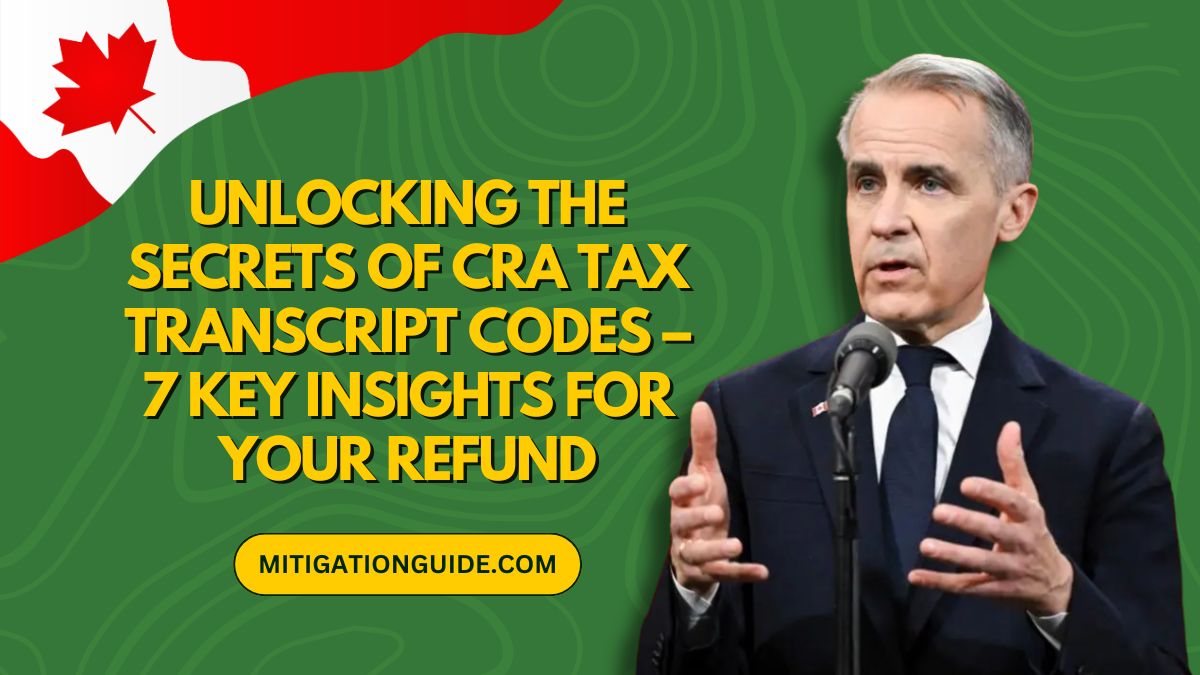 Unlocking The Secrets Of CRA Tax Transcript Codes – 7 Key Insights For Your Refund